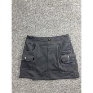 Athleta‎ Skirt Womens XS Gray Utility Cargo Pocket Mini Hiking Athletic 305235